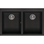 Elleci QUADRA350T 花崗岩廚房台上石盆 (黑色)